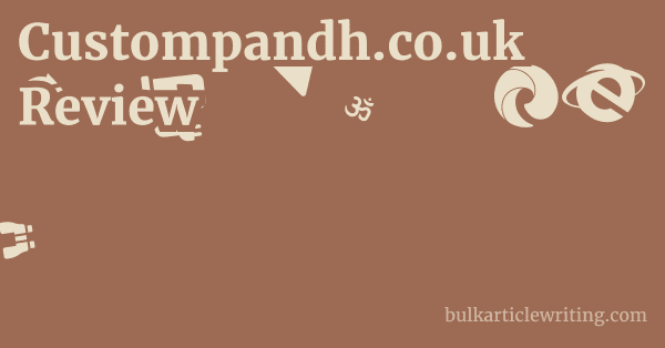 Custompandh.co.uk Review 1 by