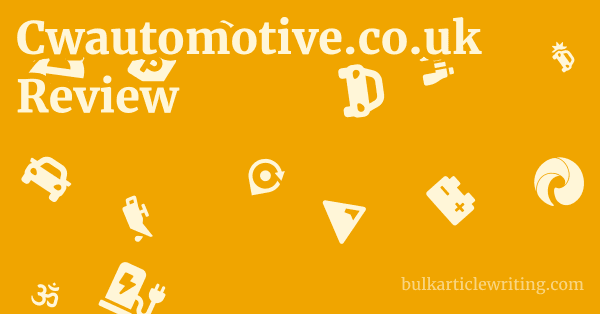 Cwautomotive.co.uk Review 1 by
