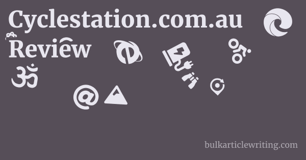 Cyclestation.com.au Review 1 by Partners