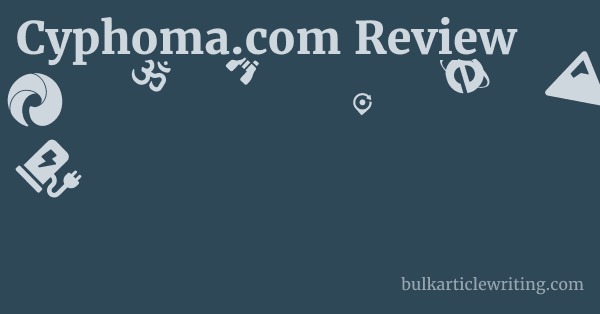 Cyphoma.com Review 1 by