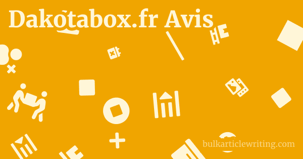Dakotabox.fr Avis 1 by