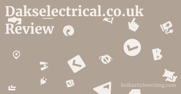 Dakselectrical.co.uk Review 1 by Partners