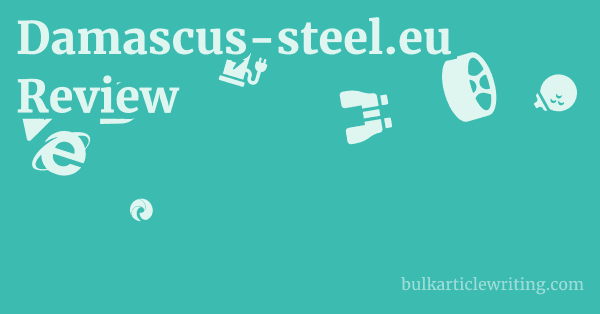 Damascus-steel.eu Review 1 by