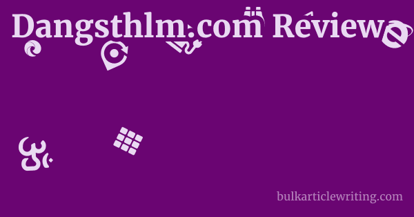 Dangsthlm.com Review 1 by