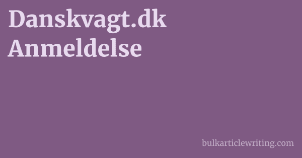 Danskvagt.dk Anmeldelse 1 by Partners