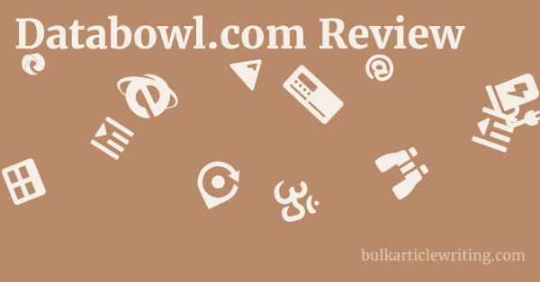Databowl.com Review 1 by