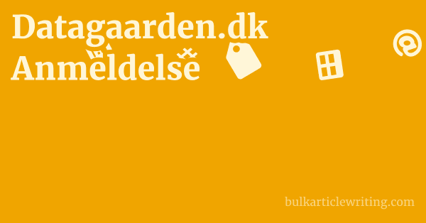Datagaarden.dk Anmeldelse 1 by Partners