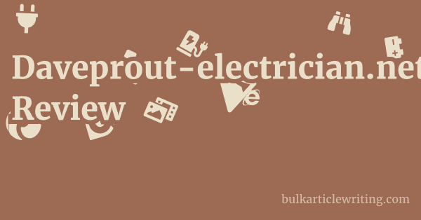 Daveprout-electrician.net Review 1 by