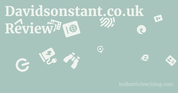 Davidsonstant.co.uk Review 2 by Davidsonstant.co.uk Review 1 by