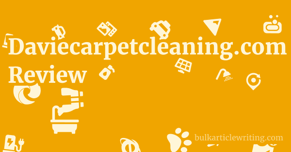 Daviecarpetcleaning.com Review 1 by