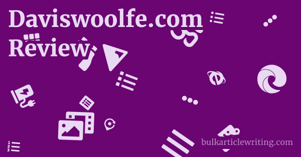 Daviswoolfe.com Review 1 by