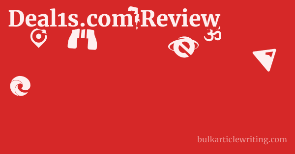 Deal1s.com Review 1 by