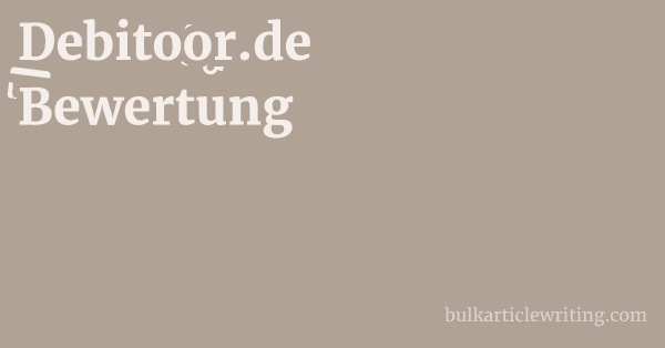 Debitoor.de Bewertung 1 by