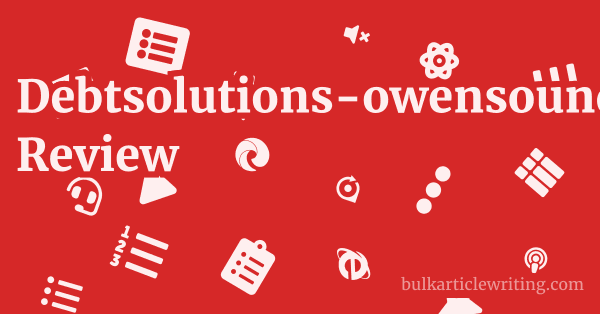 Debtsolutions-owensound.ca Review 1 by
