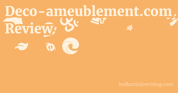 Deco-ameublement.com Review 1 by
