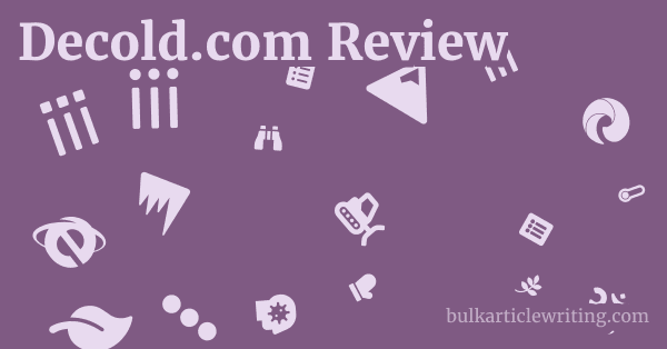 Decold.com Review 1 by