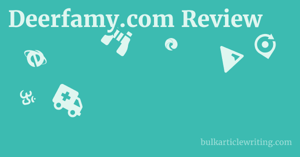 Deerfamy.com Review 1 by