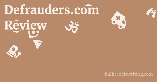 Defrauders.com Review 1 by