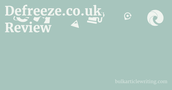 Defreeze.co.uk Review 1 by