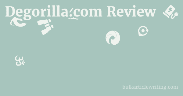 Degorilla.com Review 1 by Partners
