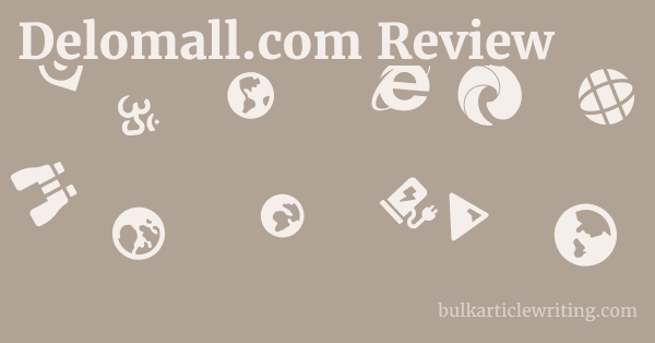 Delomall.com Review 1 by