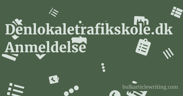 Denlokaletrafikskole.dk Anmeldelse 1 by Partners