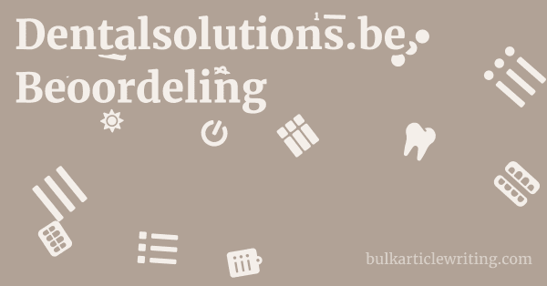Dentalsolutions.be Beoordeling 1 by