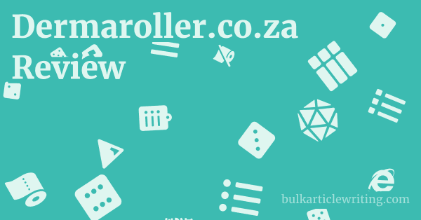 Dermaroller.co.za Review