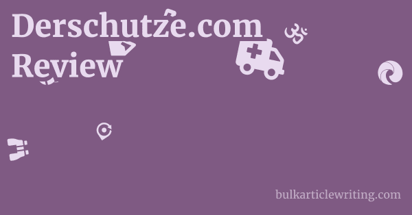 Derschutze.com Review 1 by Partners