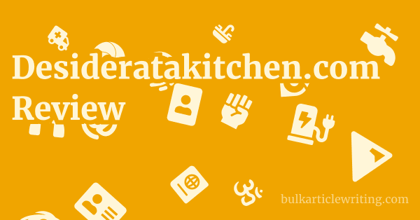 Desideratakitchen.com Review 1 by
