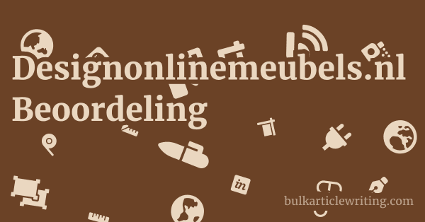 Designonlinemeubels.nl Beoordeling 1 by