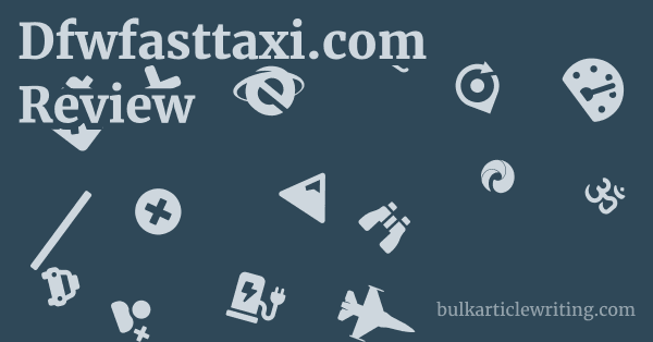 Dfwfasttaxi.com Review 1 by