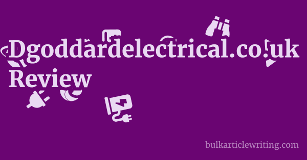 Dgoddardelectrical.co.uk Review 1 by