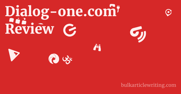 Dialog-one.com Review 1 by