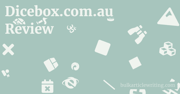 Dicebox.com.au Review 1 by
