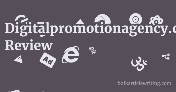 Digitalpromotionagency.com Review 1 by