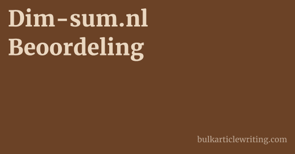 Dim-sum.nl Beoordeling 1 by