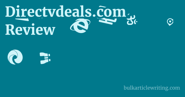 Directvdeals.com Review 1 by