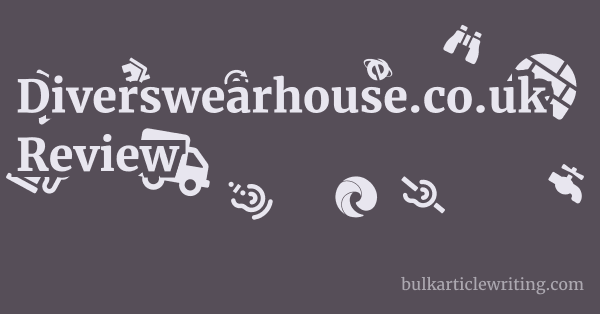 Diverswearhouse.co.uk Review 1 by