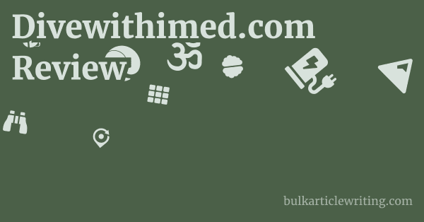 Divewithimed.com Review 1 by