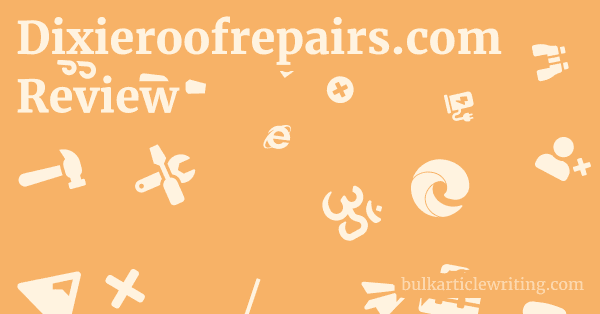 Dixieroofrepairs.com Review 1 by