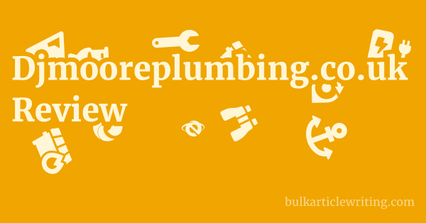 Djmooreplumbing.co.uk Review 1 by Partners