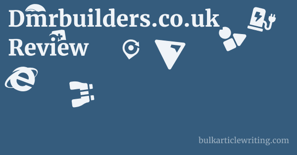 Dmrbuilders.co.uk Review 1 by