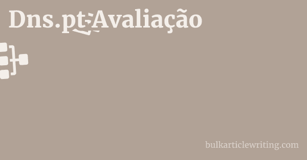 Dns.pt Avaliação 1 by