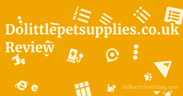 Dolittlepetsupplies.co.uk Review 2 by Dolittlepetsupplies.co.uk Review 1 by