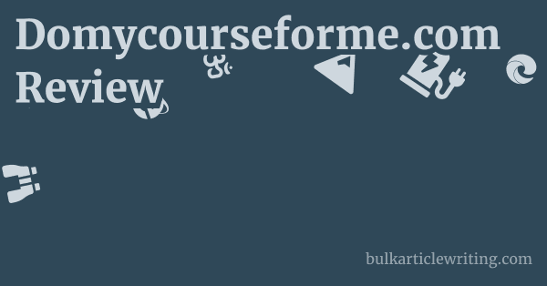 Domycourseforme.com Review 1 by