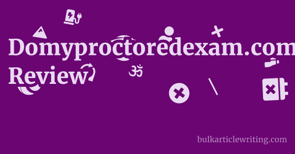 Domyproctoredexam.com Review 1 by