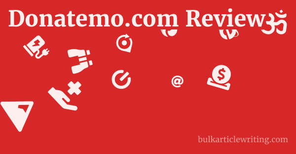 Donatemo.com Review 1 by
