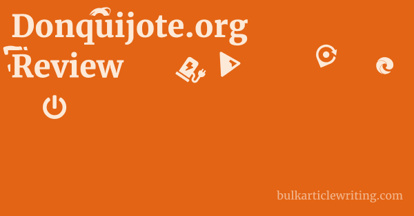 Donquijote.org Review 1 by
