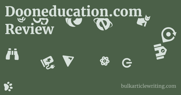 Dooneducation.com Review 1 by Partners